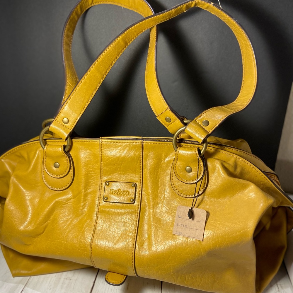 Liz & Co. Mustard Yellow Shoulder Bag